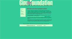 Desktop Screenshot of ginnfoundation.org